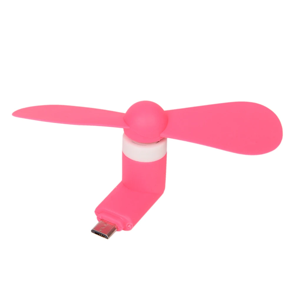 Мини 2 в 1 портативный микро USB силиконовый вентилятор для iPhone 5 6 ручной Samsung HTC Android