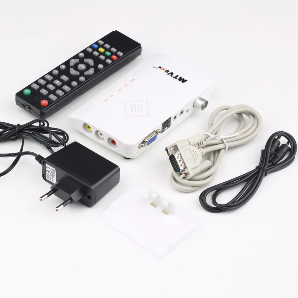 

2015 Free Shipping Analog TV Box LCD/CRT VGA/AV Stick Tuner Box View Receiver Converter