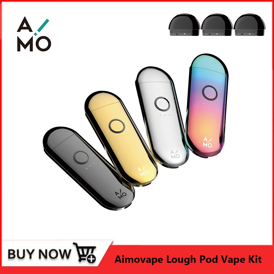 Оригинальный OVNS Aimovape Lough Vape Pod Kit 400 мАч встроенный стартовый комплект на