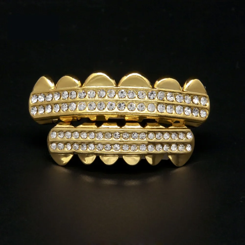 Hip Hop Bling Tops Single Gold Tooth Grillz Hip Hop Bling