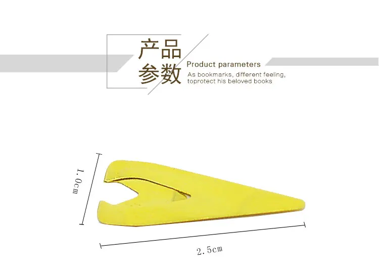 20 шт./упак. краткое Стиль чехол для цветного металла Бумага Клип закладки канцелярские принадлежности для школьных канцелярских товаров Эсколар. H0004