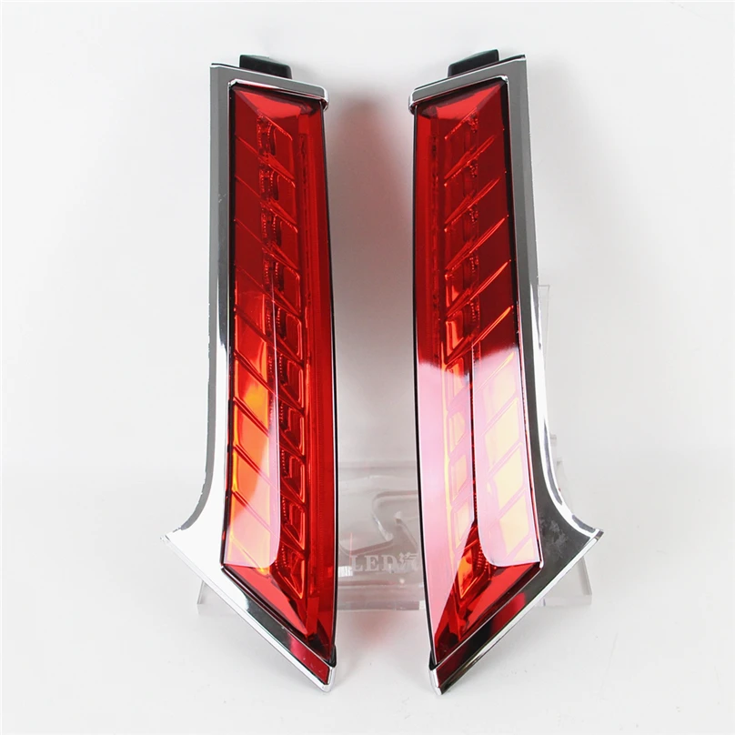 2PCS Car LED Rear Bumper tail light Brake Light Reflector Lamp For Nissan Xtrail X trail X trail