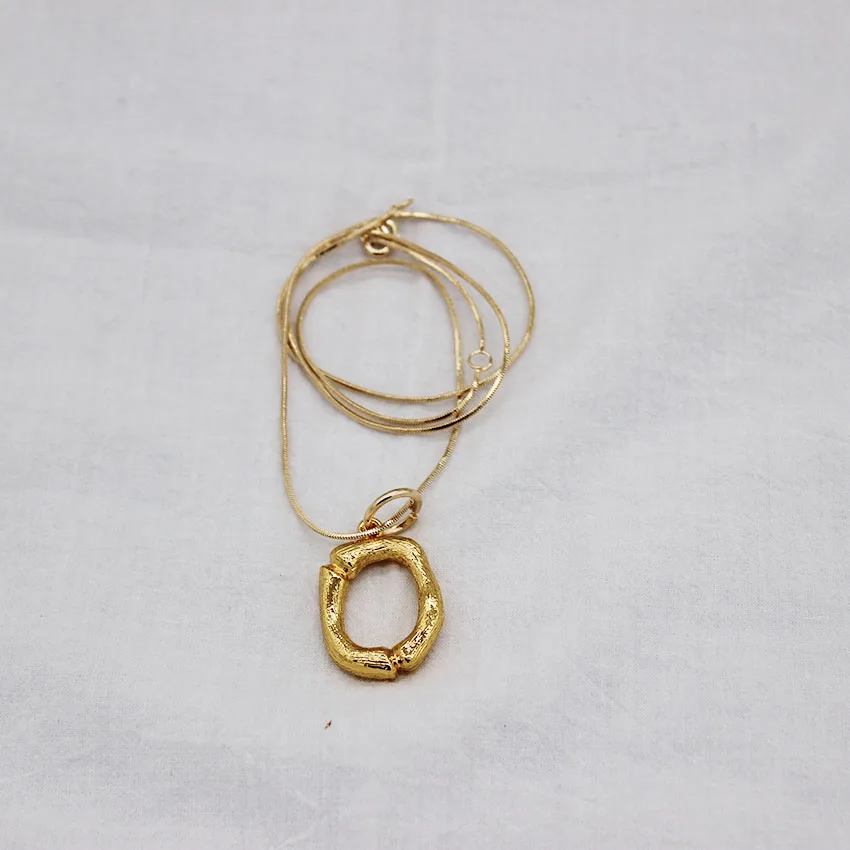 Маленькая подвеска на золотой цепочке, ожерелье, хорошее качество, Массивное колье, ожерелье, 674 - Окраска металла: O small style