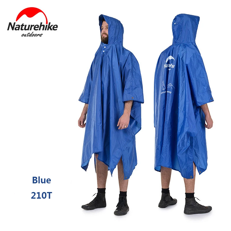 Capa de Chuva Toldo ao ar Naturehike Única Pessoa Poncho Mochila Livre Acampamento Mini Lona Sun Shelter 20d Silicone 210 t Tafetá 10 Barraca de sol