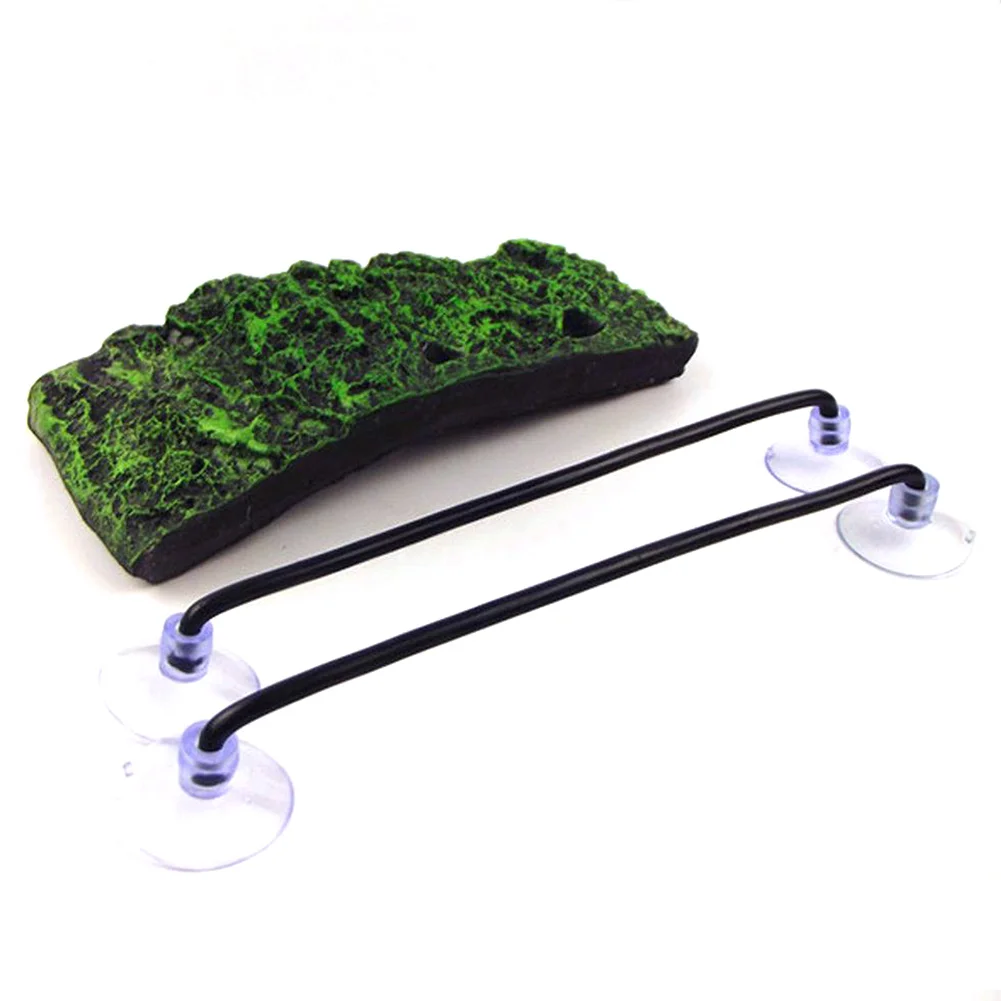 new 1pcs Aquarium Tank Floating Sucking Disc Turtle Dock Basking Terrace Island Platform Aquatic Pet Supplies 20cm*9cm*2cm | Дом и сад