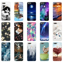 B для Huawei Honor 7C, чехол, 5,7 дюйма, Мягкий ТПУ силиконовый бампер, Honor 7C, чехлы для Huawei Honor 7C, AUM-L41, чехол для телефона, задняя крышка