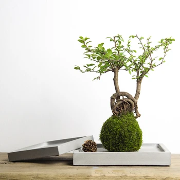 

Square shaped silicone concrete planter pallet mold clay crafts home decoration concrete vase tray cement candlestick mould