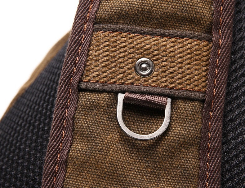 Новая модная винтажная холщовая нагрудная сумка, мужские сумки-мессенджеры, брендовая водонепроницаемая сумка через плечо, сумка на плечо для путешествий, Повседневная нагрудная сумка