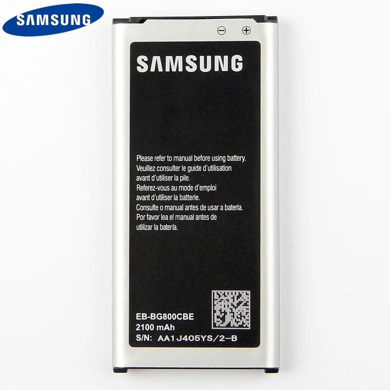 Аккумулятор samsung EB-BG800BBE EB-BG800CBE для samsung GALAXY S5 mini SM-G800F G870A G870W подлинный S5mini с NFC 2100 мАч