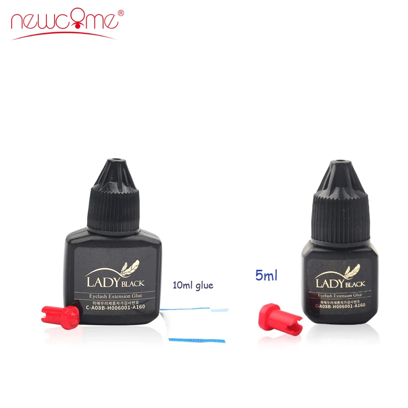 

NEWCOME 1 Bottle All Eyelash Extension Glue Fast Drying False Eyelash Extension Glue Over 6 Weeks Professional Tools for Make Up