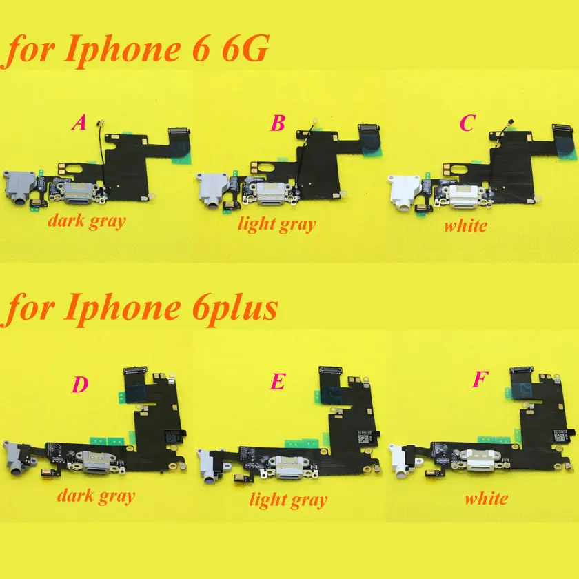 Cltgxdd хит продаж док разъем зарядный порт гибкий кабель для iphone 6 6G 4 7 дюйма 6plus 5 1