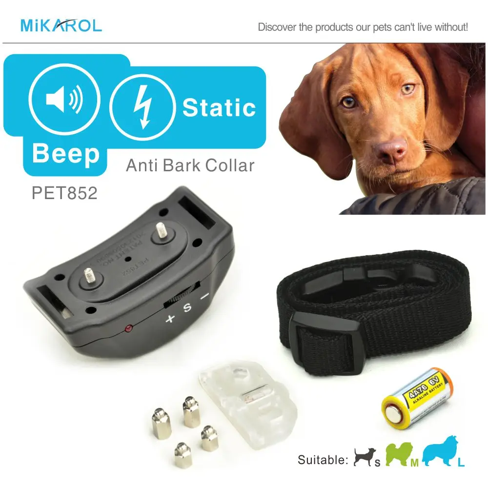Anti Bark Dog Training Collar Not Need Remote Control, Bark Control Pet