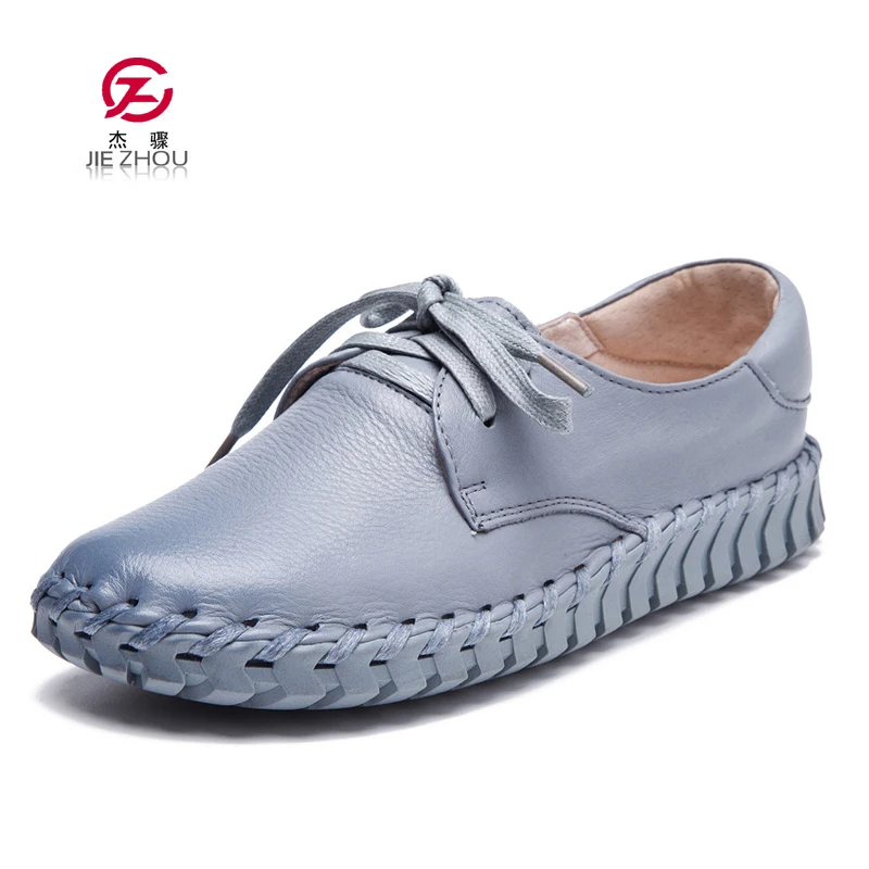 

Plus Size shoe Loafers Women Shoes Casual Work Driving Shoes Women Flats Genuine Leather Flat
