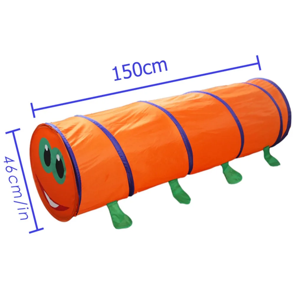 Для туннеля Портативный складывающиеся туннеля палатки дети играют домашние открытый палатка для ползания забавные дом палатка для Детский подарок
