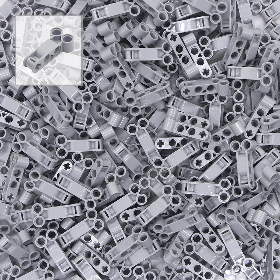 

Technic Parts Bulk Bricks Axle Pin Verbinder Perpendicular Double 4L connector 98989 toys LegoINGlys Accessories Building Blocks