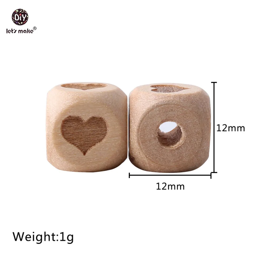 Heart wood beads