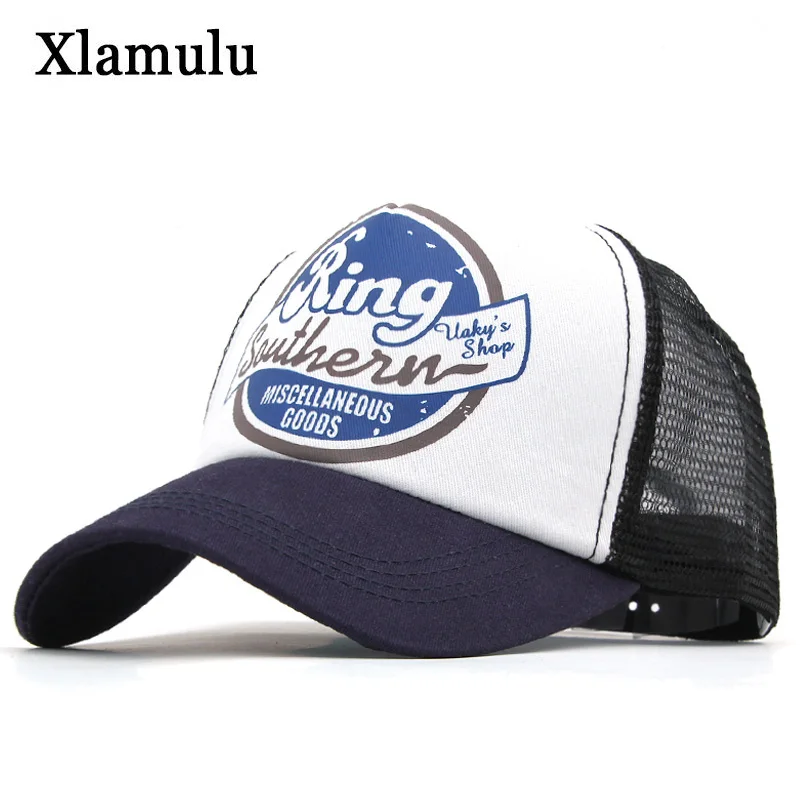 Xlamulu, сетчатая бейсболка, Женская кепка, s, шапки для мужчин, Casquette, летняя, 5 панелей, Snapback, мужская шапка, шапка Gorras, хип-хоп, кепка для папы