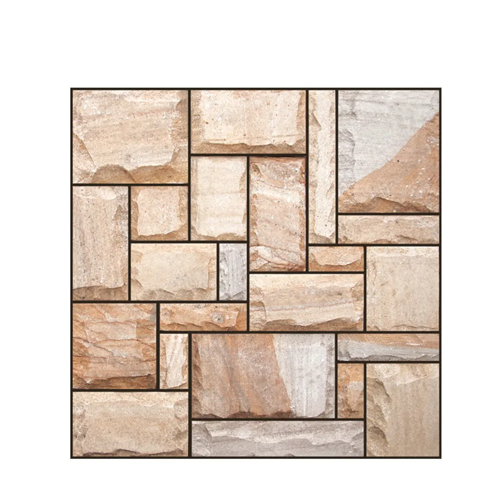 

30x30cm 3D Vintage Embossed Stone Europe Imitation Brick Wall Sticker Waterproof PVC Adhesive Dining-room Wallpaper Parlor Mural