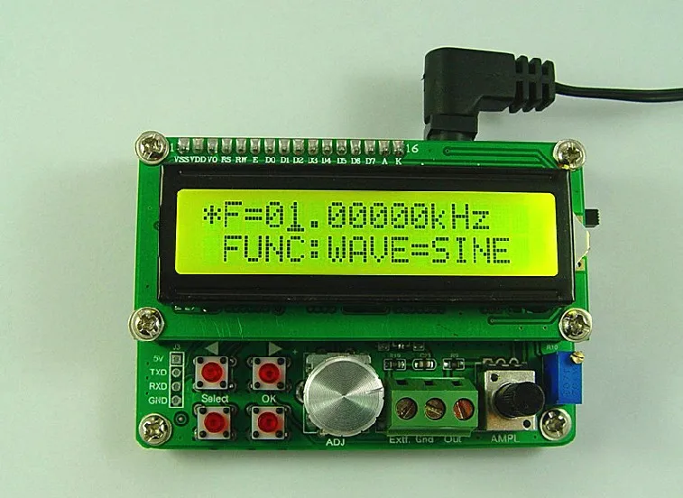 

0-50KHz DDS arbitrary waveform function signal generator, signal sources