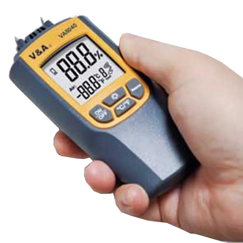 Hot Sale High Precision Accuracy Portable Moisture Meter VA8040 Wood Building Materials Humidity