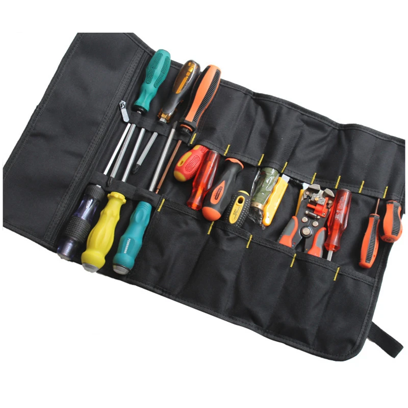1 шт. сумка для инструментов на колесиках из ткани Оксфорд, водонепроницаемая сумка для хранения инструментов, многофункциональная сумка для инструментов электрика
