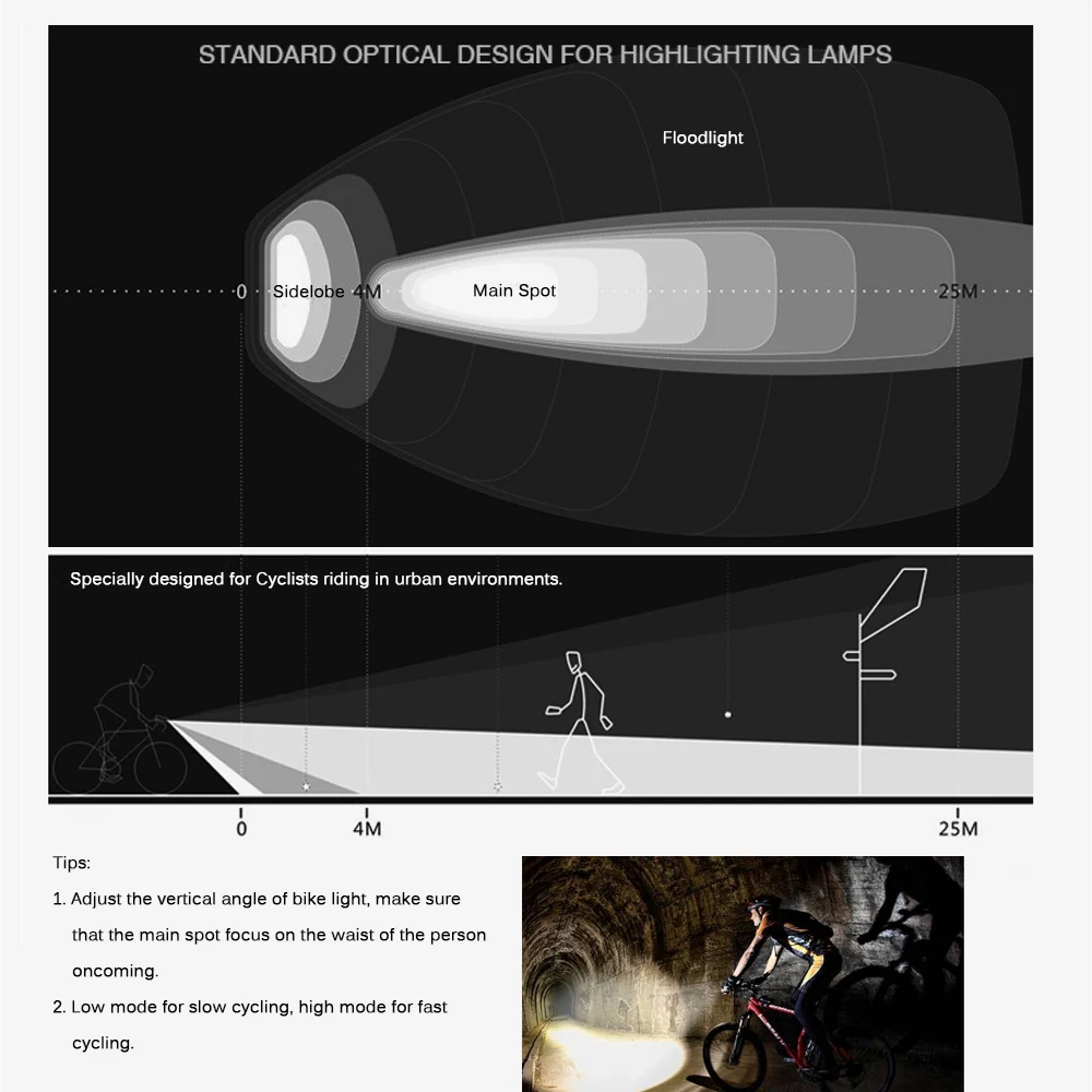Clearance Super Bright Bicycle Light USB Rechargeable 800 Lumens Headlight Front Light Easy Installation Cycling Flashlight 8