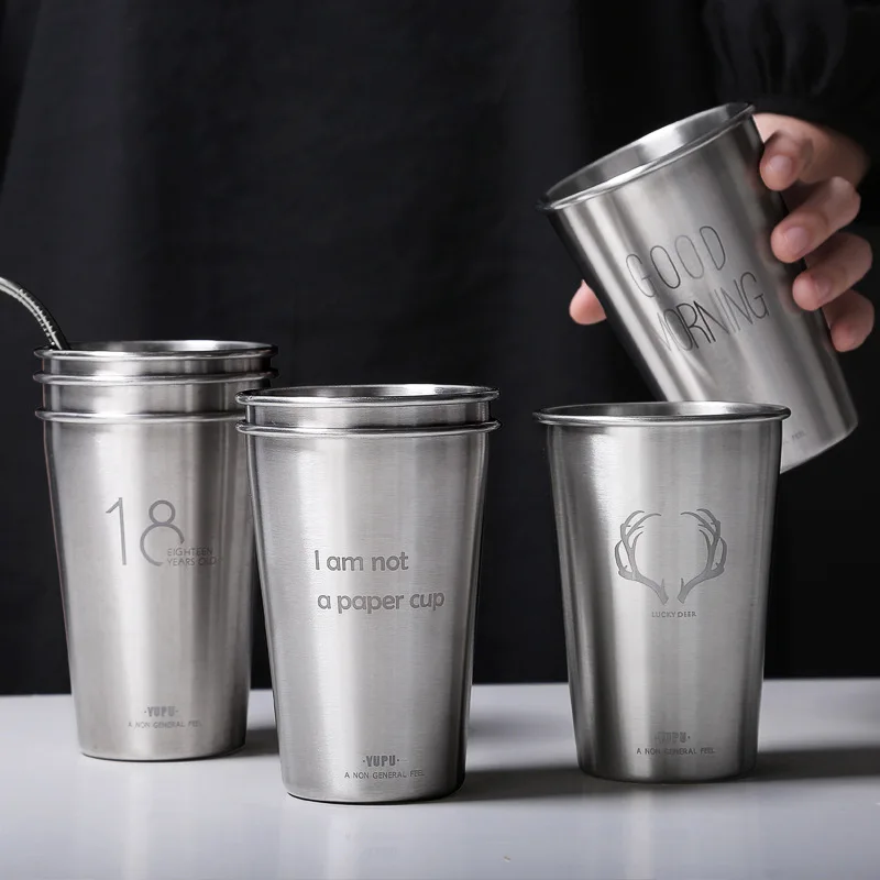 

Stainless steel beer mug outdoor car coffee mug beer cocktail mug