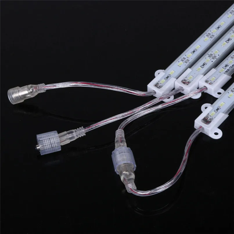 LED Strip mini lamp 4X12V Waterproof Cool White 5630 Led Strip Lights Bars For Car Camping Boat decoration #4P26 (6)