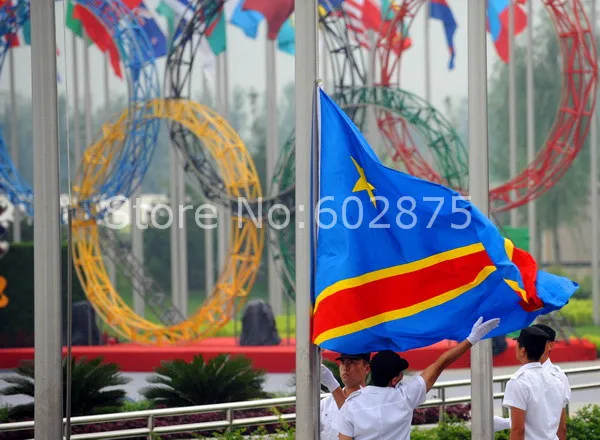 Congo 90*150 см, флаг, баннер,, национальный флаг для фестиваля, флаг для домашнего декора