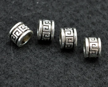 

1pc High Quality Antique Silver Knots Viking Charms Beads for Bracelets for Pendant Necklace DIY for Beard Hair Beads C37