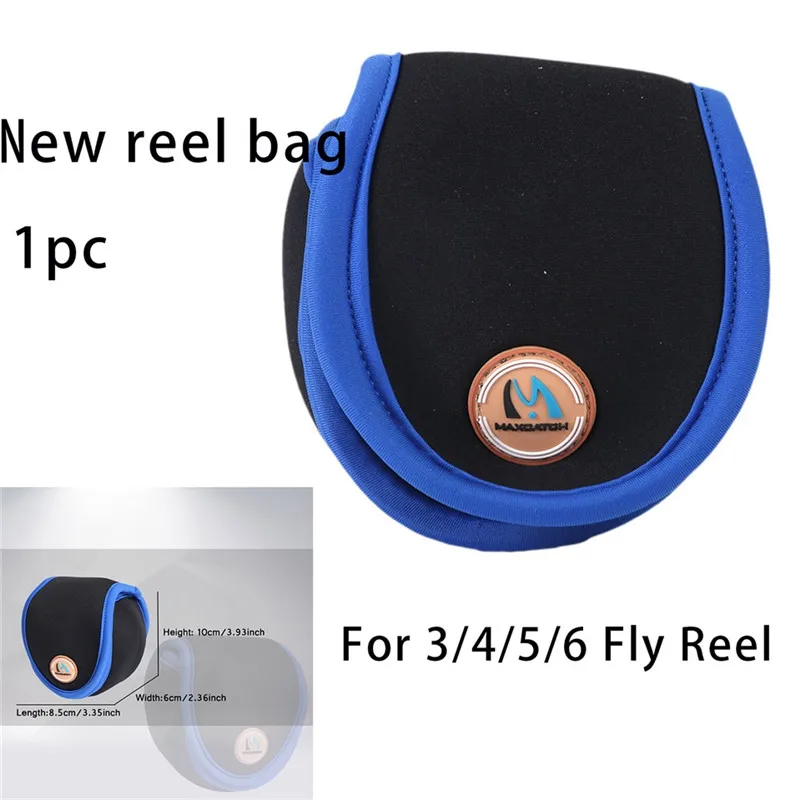 Maximumcatch Неопреновая Летающая катушка сумка/чехол для 3/4/5/6/7/8wt Летающая Рыболовная катушка - Цвет: New bag small 1pc