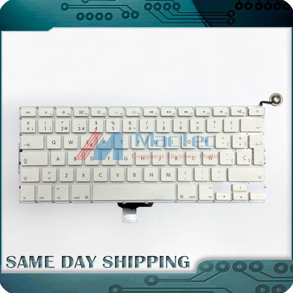 NEW A1342 Keyboard Spain Sp Spanish for Apple Macbook 13" inch Unibody