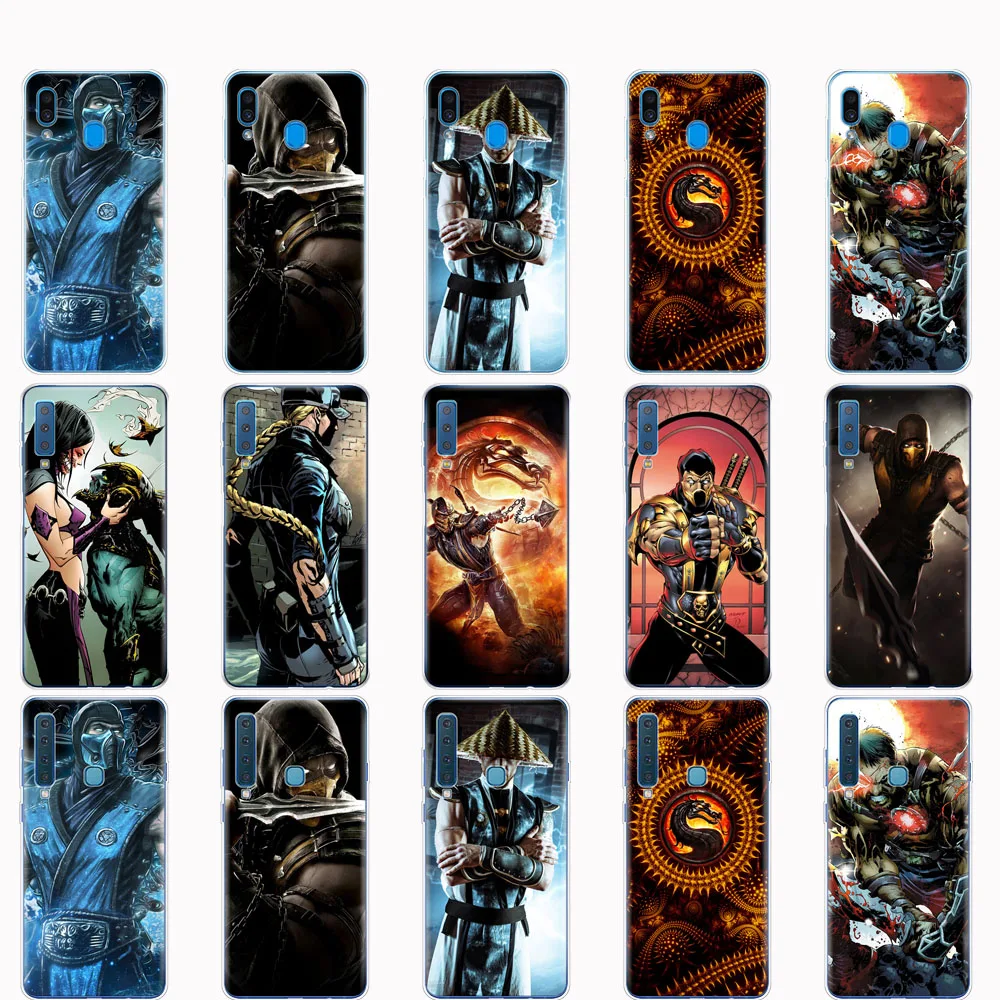 Чехол для Samsung A50 чехол Galaxy A60 A10 A30 A40 A70 A 50 2019 A9 A7 2018 Scorpion Zero Sub Mortal Kombat|Бамперы| |