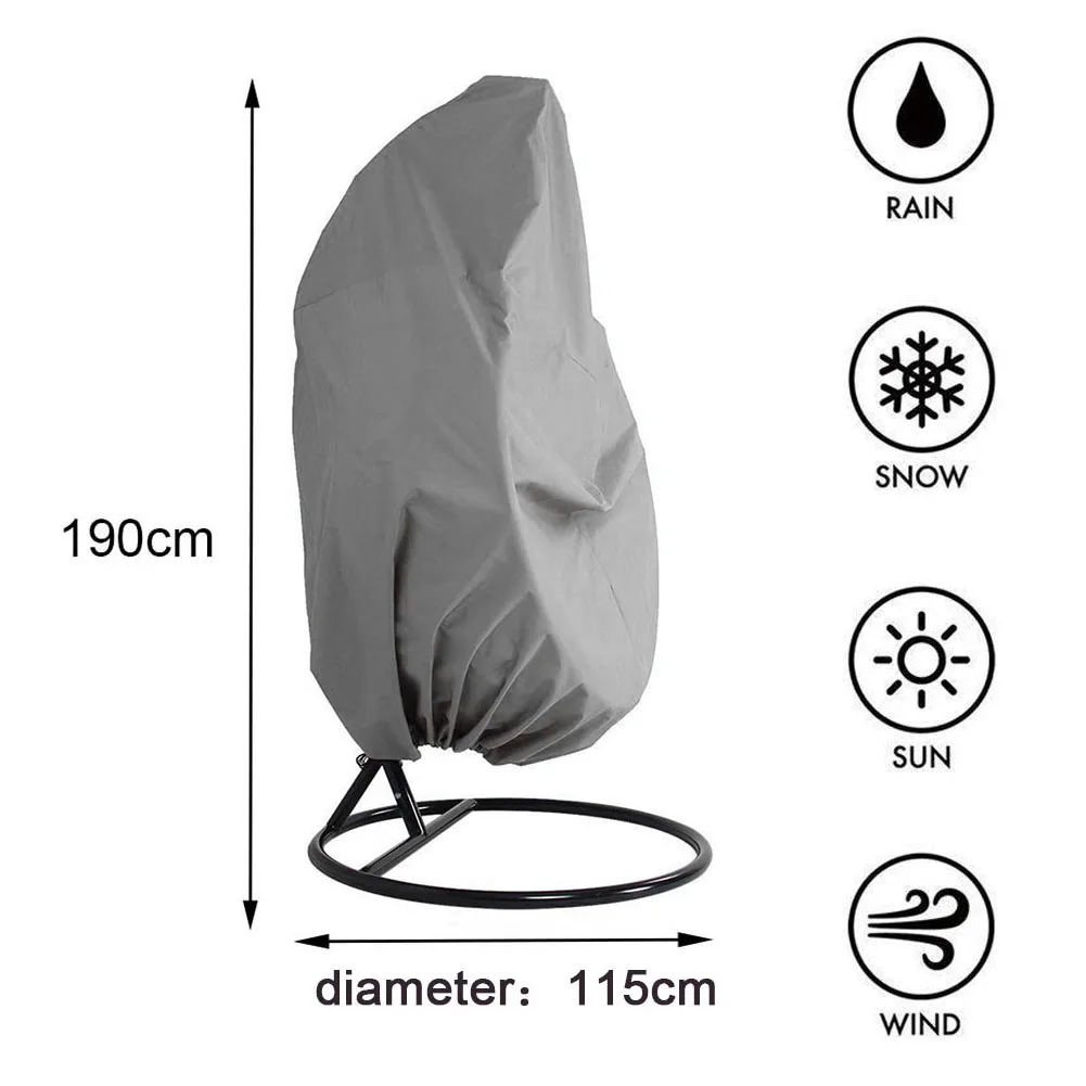 Замена патио сада качели подвесное кресло открытый тент пыли закрывающий полог пылезащитный мебельная ткань водонепроницаемый