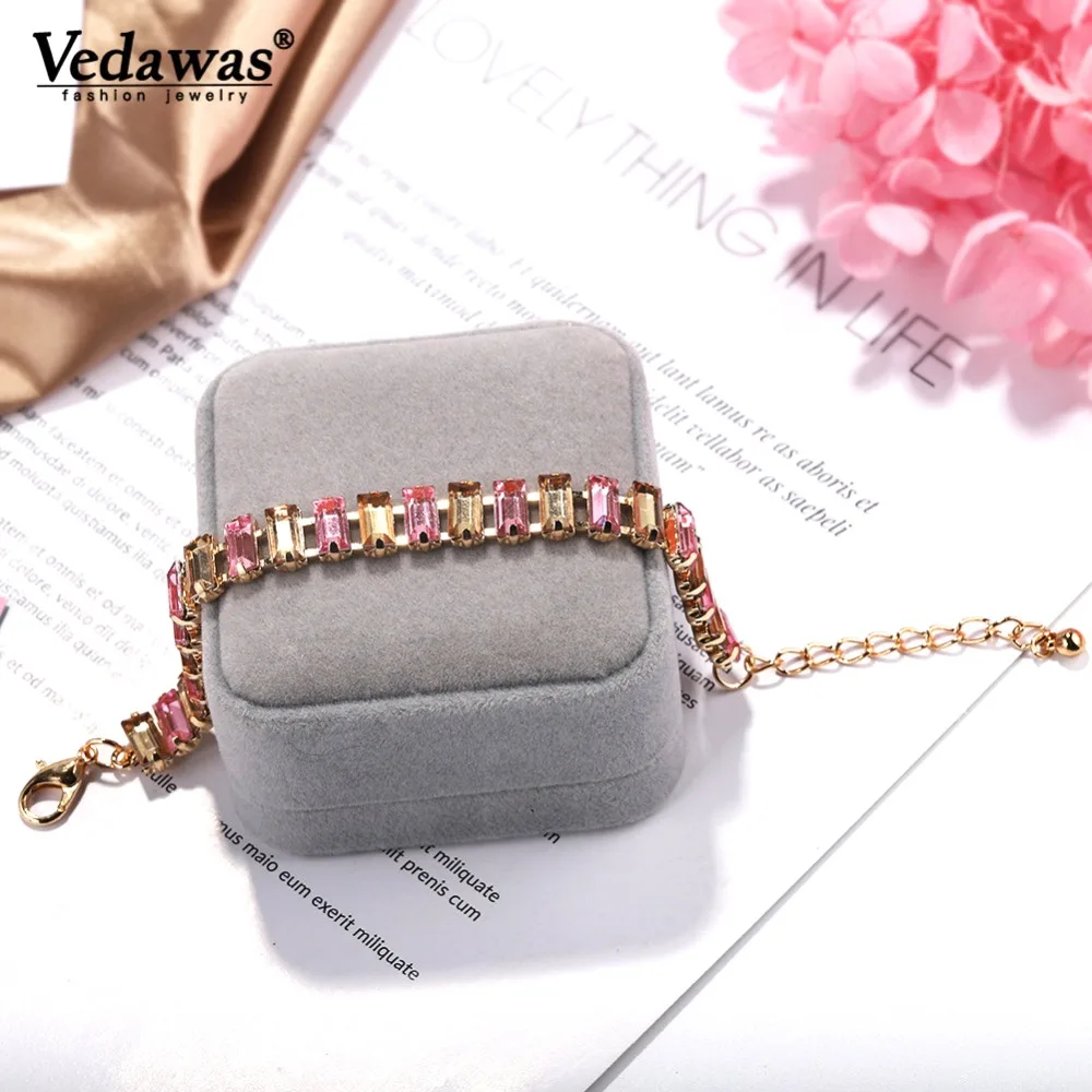 

Vedawas Boho Sexy Bracelet For Women Wedding Hot Sale Geometric Vintage Statement Bride Bracelet Link Chain Gifts Jewelry xg2394