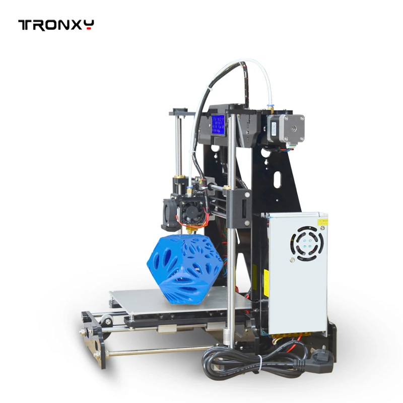 Tronxy Модернизированный высококачественный Высокоточный Reprap 3D принтер DIY комплект P802E Боуден экструдер автоматическое выравнивание E3DV5