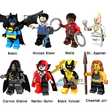 Строительные блоки 100 шт./партия Супер Герои Человек-паук Proxima Midnight Boomerang Killmonger экшн-кирпич для детей игрушки PG8111