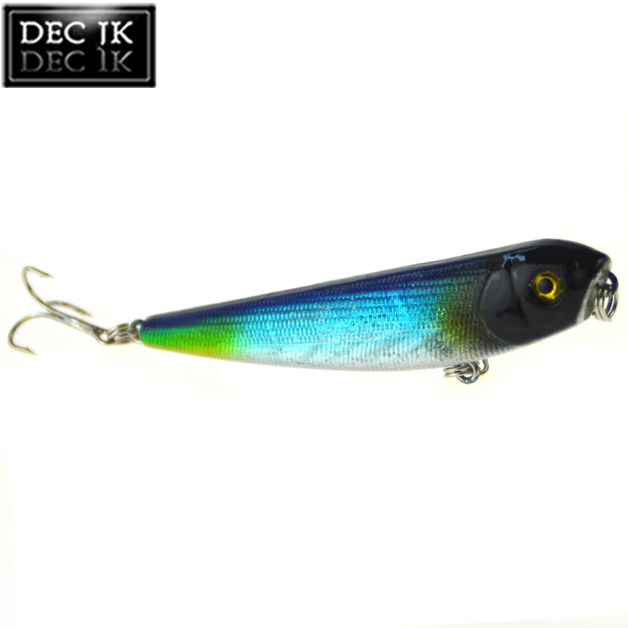 16PCS Popper Hard Plastic Artificial Baits Sets Of Fishing Lure Supplies Jerkbait Poper Swimbait Fish Tackle Laser Bait For Pike (8)