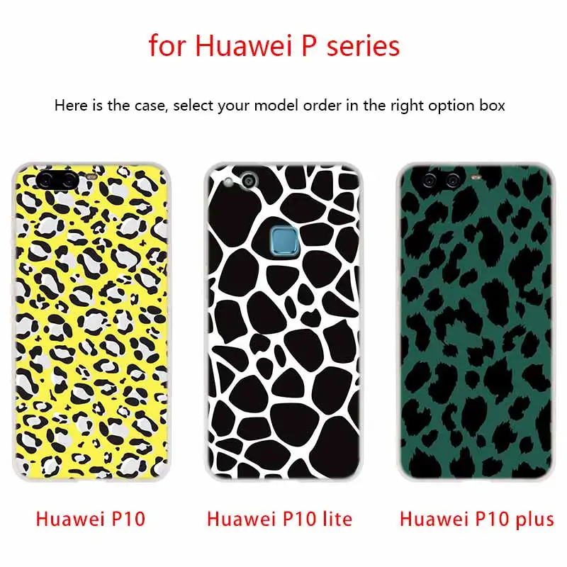 NAYIDA чехол с леопардовым принтом и жирафом силиконовый мягкий из ТПУ для Huawei P30 P40