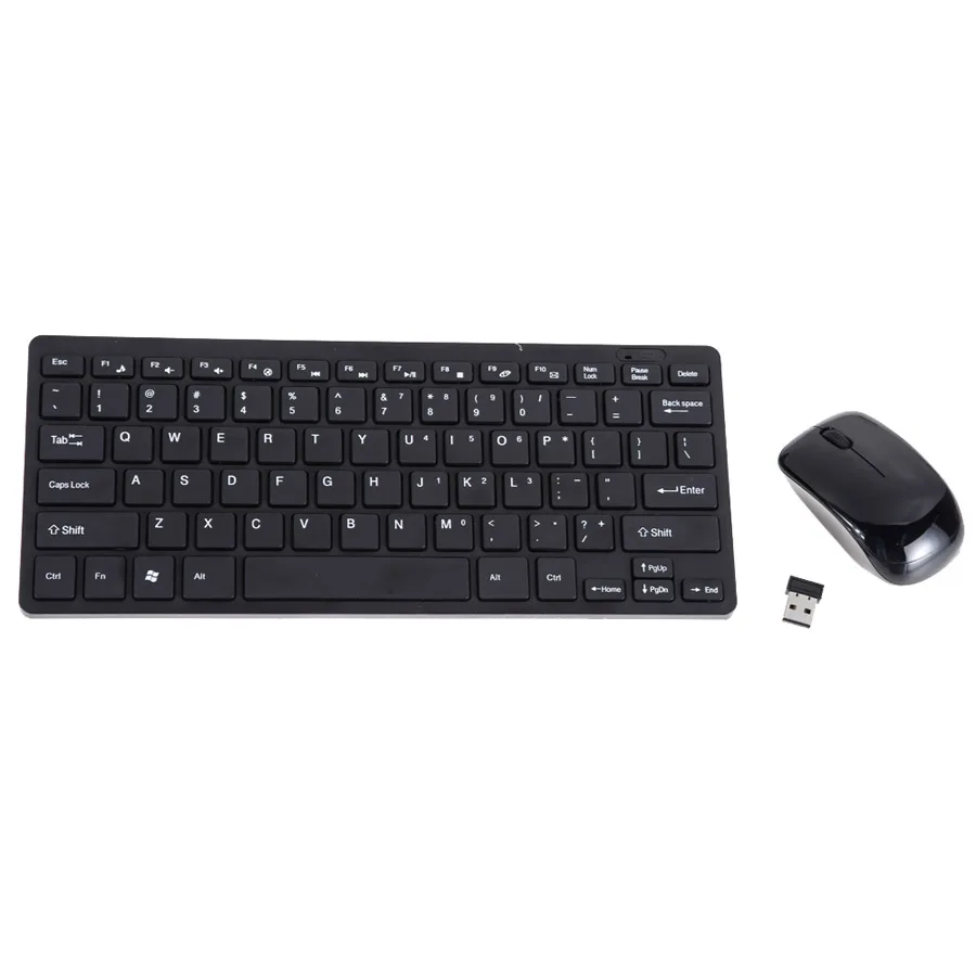 High Quality Slim 2.4G Wireless Keyboard Optical Mouse