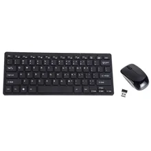 High Quality Slim 2.4G Wireless Keyboard Optical Mouse+Keyboard Protective Cover Combo Kit for Desktop PC Android Smart TV