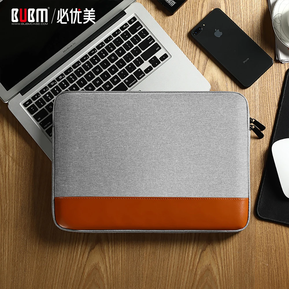 

BUBM Polyester Laptop Sleeve Bag, Briefcase Portable Protective Handbag Professional Notebook Bags For 13-15 Inch MacBook Case