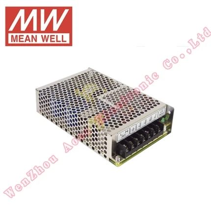 

Meanwell RS-100 Switching Power Supply 12V 24V 15V 48V 100W Original MW Taiwan Brand RS-100 SMPS Power Supply