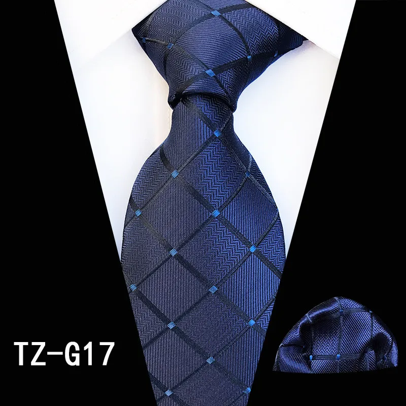Уникальный Дизайн новые модные высокое качество полиэстер жаккардовые 8 см Мода плед галстук карман Полотенца костюм Бизнес Для мужчин