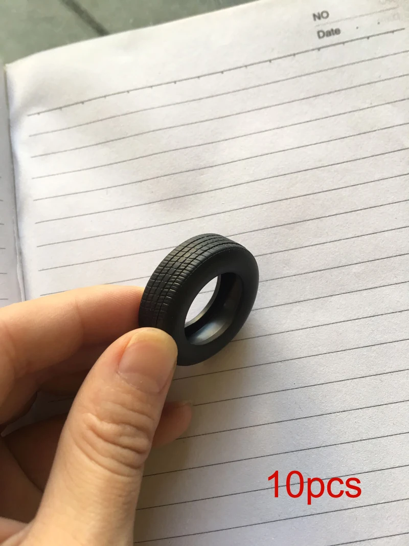 

10pcs Diameter 35mm Simulation Anti-collision Wheel Resin Tires Thickness 13mm Assembly Navigation Model Boat Decoration Tyres