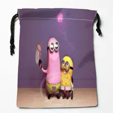 T-241 новые милые Миньоны& g Пользовательские логотипы напечатаны получить мешок степень сжатия сумки drawstring сумки размер 18X22 см Y801Y241iu