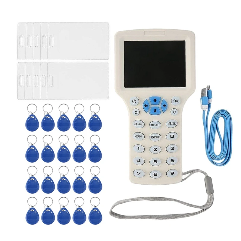 

Super Full-Featured Rfid Copier ID/IC Card Reader/Writer+10 Cards+20 C2