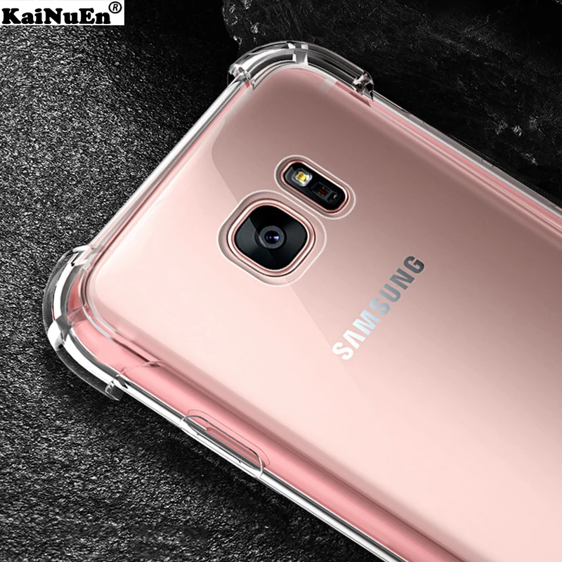 

kainuen silicon original luxury tpu shockproof protector phone coque,cover,case for samsung galaxy s7 s 7 silicone accessories