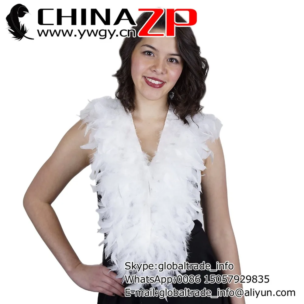 Zucker Feather Products Chandelle Collar with Satin Trim, White