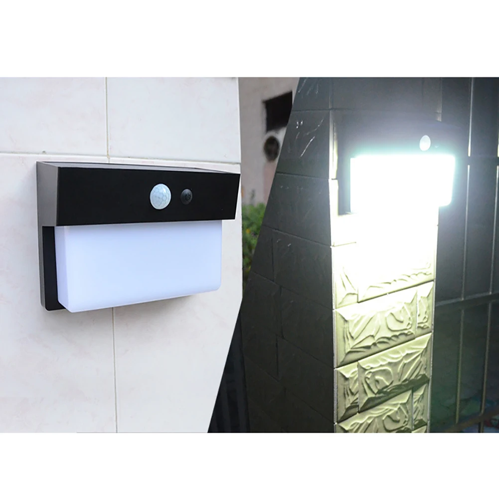 

Home Yard ABS Led Body Induction Multifunction Garden Night Waterproof Lawn Solar Lamp Outdoor Wall Light Decoration